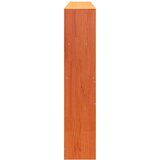 vidaXL Vzglavje s predelki voščeno rjavo 180 cm trdna borovina | Shoptok.si