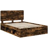  Konstrukcija postelje z vzglavjem Dimljeni oreh 140 x 200 cm, (5000102715) | Shoptok.si