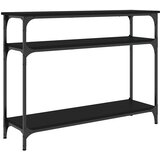  Konzolni stol crni 100 x 29 x 75 cm od konstruiranog drva | shoptok.hr