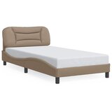  Okvir kreveta bez madraca Hvar boja cappuccina 100x200 cm umjetna koža | shoptok.hr