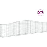  Lučne gabionske košare 7 kom 400x30x80/100 cm pocinčano željezo | Eponuda.com