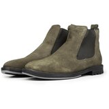 Ducavelli York Genuine Leather and Suede Anti-Slip Sole Chelsea Casual Boots. Cene'.'