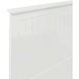  Uzglavlje s uzglavljem Sjajno bijelo 75 cm Konstruirano drvo | shoptok.hr