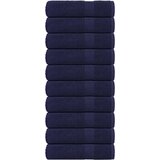 Furnova Brisače za tuširanje 10 kos modra 70x140cm 360 g/m² 100% bombaž, (21916794) Cene