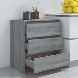 vidaXL Komoda boja sivog hrasta sonome 70 x 41 x 75 cm od iverice | shoptok.hr