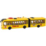 Školski dvostruki autobus za igru sa svjetlosnim i zvučnim efektima 1:16 - žuti | Shoptok.si