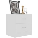  Noćni ormarić bijeli 40 x 30 x 40 cm od konstruiranog drva | shoptok.hr