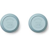 Liewood 2 dijelni set čaša od bio plastike stine rabbit sea blue | shoptok.hr