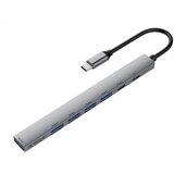 Orico ysb3-u3 USB hub 6port usb3.0 typec+pd ( 110-0046 ) Cene