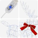  3D Božićni irvas LOVIISA 300 LED lampica Hladno bijela | shoptok.hr
