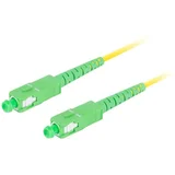 LANBERG FIBRA ÓPTICA PATCHCORD FIBRA SC APC SC APC SIMPLEX 0 5M LSZH, (5000260650)