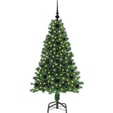 vidaXL Umestno božično drevo Zelena 120 cm PVC, jeklo in plastika | Shoptok.si