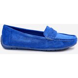 Boto Ladies Suede Moccasins Cobalt Lenvie | Shoptok.si