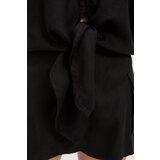 Marisse Viscose-Linen Black Shirt | shoptok.hr