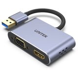 Unitek V1304A video cable adapter 0.15 m USB Type-A HDMI + VGA (D-Sub) Grey Cijene