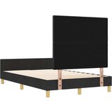  Postelja Črna 120x200 cm Tkanina, (22049675) | Shoptok.si