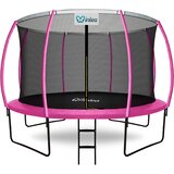  INLEA ULTIMATE Jump Trampolin 366 cm s unutarnjom zaštitnom mrežom – ružičasta | shoptok.hr