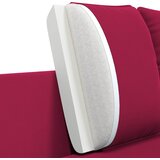 SOFA za 3 osobe 3-sjedalo Vinska crvena 222 x 81 x 89 cm Baršun | shoptok.hr