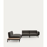 Kave Home Temno siv oblazinjen vrtni kavč (v obliki črke L) Sorells – | Shoptok.si
