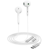  Žičane slušalice USB-C Acefast L7 bijele | Shoptok.si