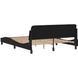  Okvir za krevet Dover crni 152x203 cm od umjetne kože | shoptok.hr