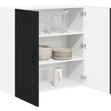  Ormar za Zid LUCCA Crna 80 x 31 x 80 cm Konstruirano drvo | Eponuda.com
