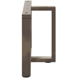  Noge za klub stolić T-oblika 2 kom Crne 60x25x(42-43) cm Čelik | shoptok.hr