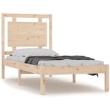 The Living Store Posteljni okvir trden les 75x190 cm - Posteljni Okvir, (21523965) | Shoptok.si
