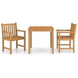  Vrtni blagovaonski set od 3 dijela 80x80 cm masivno tikovino drvo | shoptok.hr
