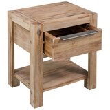  Nočna omarica s predali 2 kosa 40x30x48 cm trdna akacija | Shoptok.si