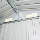  Vrtna kućica za pohranu zelena metalna 204 x 132 x 186 cm | shoptok.hr