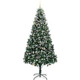 vidaXL Umestno božično drevo Zelena 240 cm PVC, jeklo in plastika | Shoptok.si