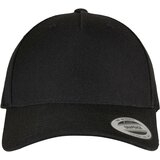 Flexfit YP CLASSICS 5-PANEL PREMIUM COVERED CAP Visor SNAPBACK CAP black cene