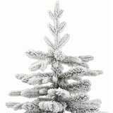 vidaXL Umetno Zložljivo Božično Drevo Bela 180 cm PE in PVC | Shoptok.si