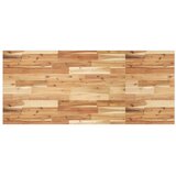  Zidna polica za umivaonik od čelika i masivnog bagremovog drva Smeđa 140 x 60 x 2 cm | shoptok.hr