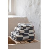 Mette Ditmer Denmark Antracitno sive/bež frotirne brisače v kompletu 2 ks iz organskega bombaža 40x55 cm Retro – | Shoptok.si