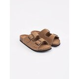 GOODIN Women's leather flip-flops brown | shoptok.hr