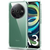 Techsuit Silikonska futrola s ojačanim rubovima za Xiaomi Redmi A3/Redmi A3x - Prozirna | shoptok.hr