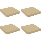  Jastučići za sjedalo od 4 dijela VUGHT 4 pcs 100% poliester Bež Slike