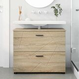 vidaXL Kupaonski ormar s ladicama sonoma hrast 76.5 x 35 x 64 cm | shoptok.hr