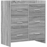  Kreveta Siva Sonoma 75 x 33 x 80 cm Konstruirano drvo | shoptok.hr
