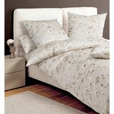 Janine POSTELJNINA Milano 135/200 cm mako saten sivorjava Slike