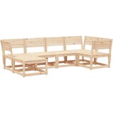  6-dijelni set vrtnih sofa od masivne borovine | shoptok.hr