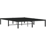 Metalni okvir za krevet crni 135x190 cm | Shoptok.si