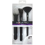 MŌDA® Pro set četkica za šminkanje rumenilo, bronzer i hajlajter