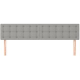  Uzglavlja svjetlosiva 180x5x78/88 cm od tkanine | shoptok.hr