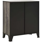vidaXL Omara siva 72x36x82 cm kovina in MDF | Shoptok.si