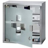 VERKGROUP Inox omarica za prvo pomoč – steklena vrata 30cm, (20372717) | Shoptok.si