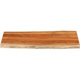 Stolna ploča 100x60x3,8 cm pravokutna bagremovo drvo živi rub | shoptok.hr
