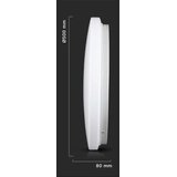  LED stropna lampa -milky - 3 u 1 - 36W, (21643825) | Shoptok.si